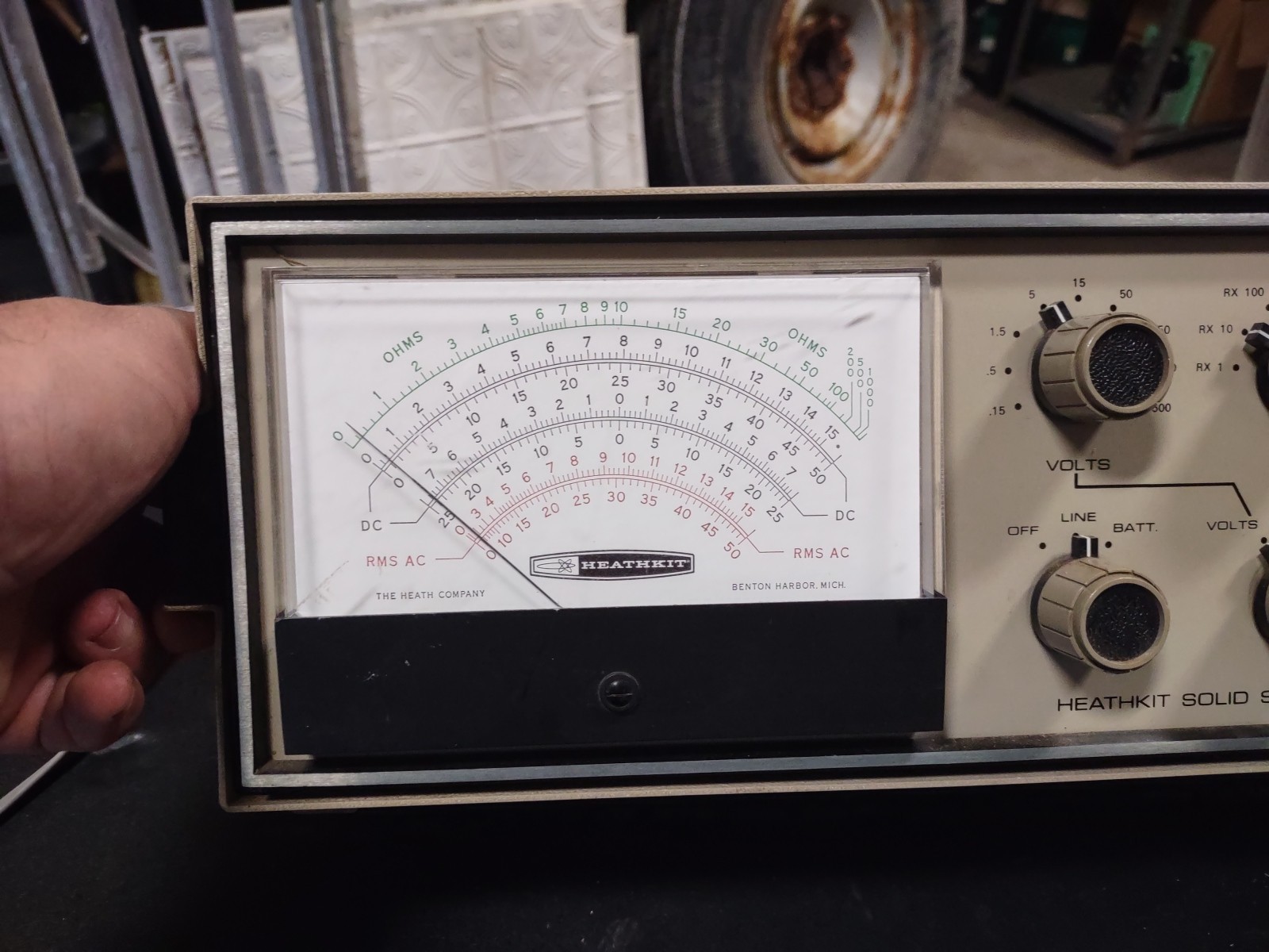 RARE VINTAGE Heathkit Solid State VOM Model IM-25