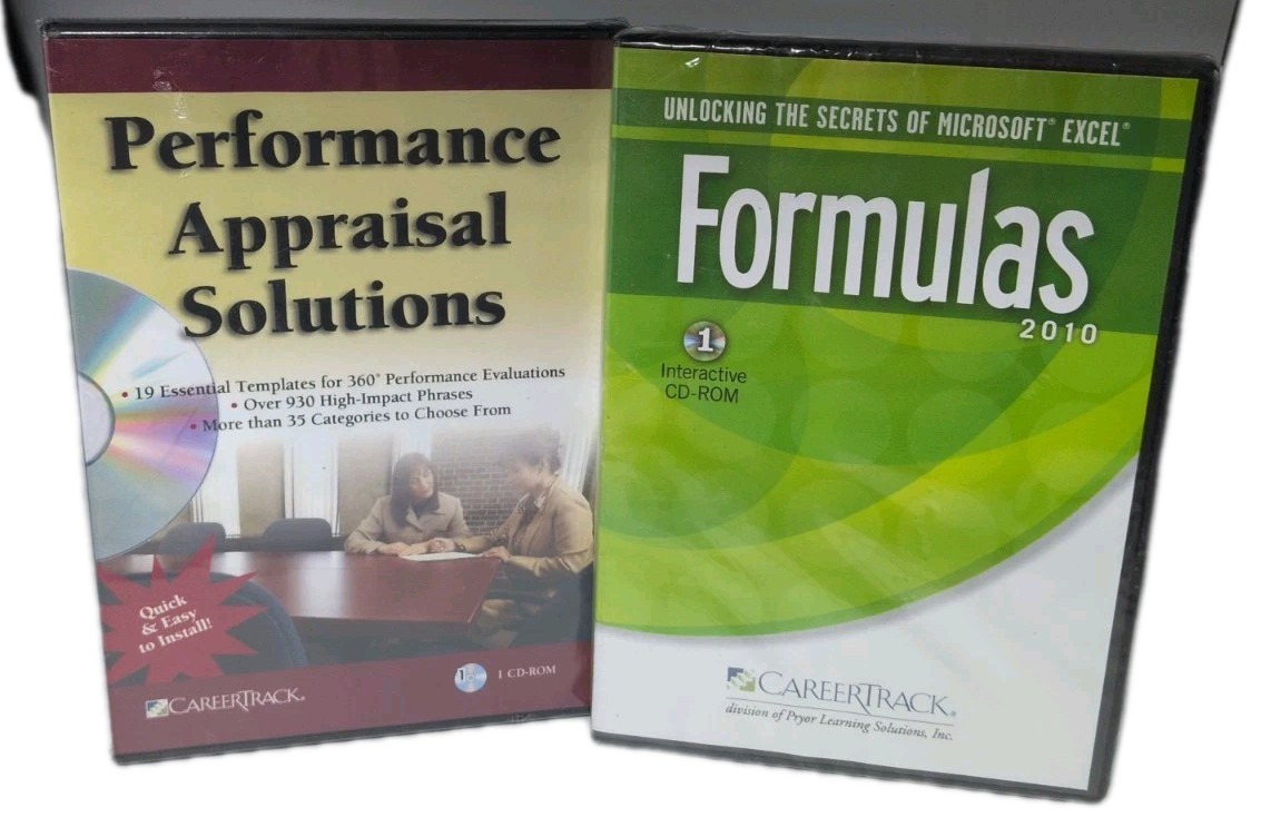 CareerTrack- Performance Appraisal Solutions/Formulas 2010 CD-ROM Lot NEW B590