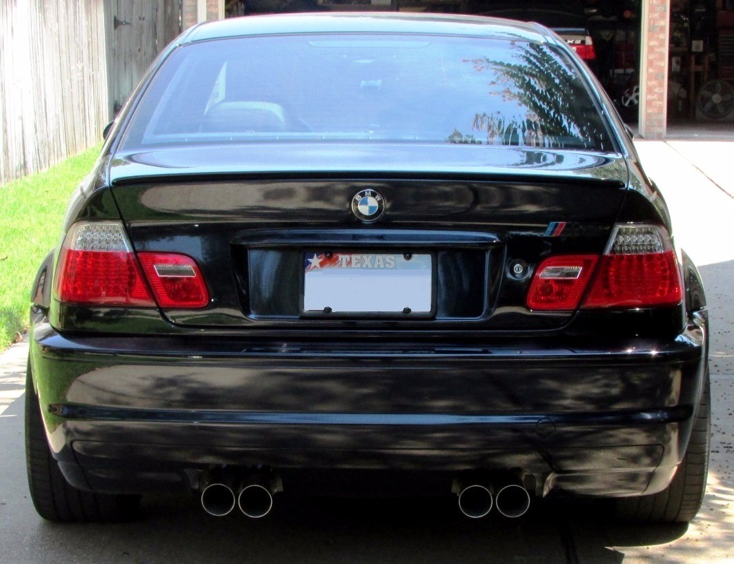 BMW E46 M3 stainless 3" Exhaust Tip Set of 4 - 44% LARGER  THAN STOCK!