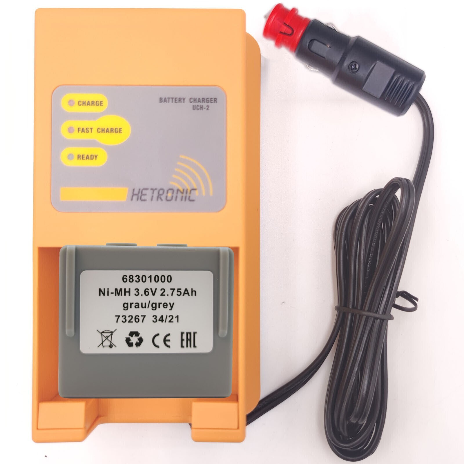 1pcs 3.6V 68301000 2750mAh Battery replace for 68300900 with UCH-2 Charger 24V