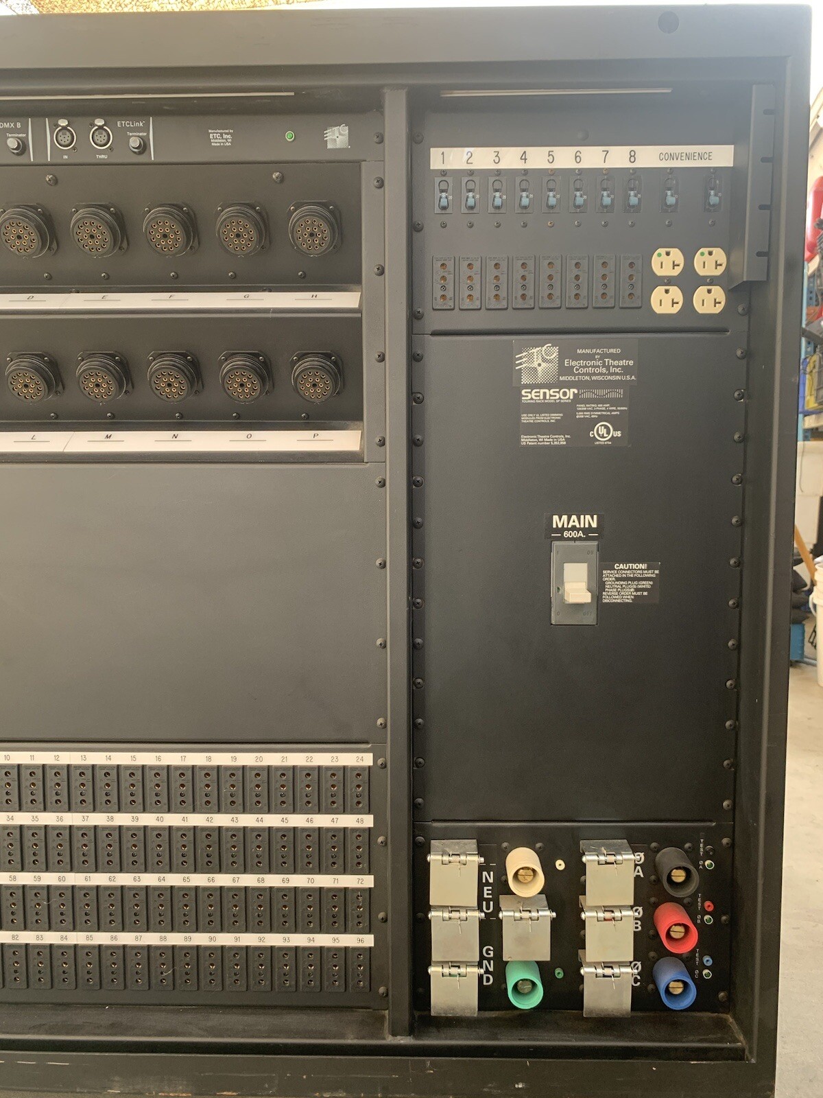 ETC 96 X 2.4K Sensor CEM Classic Dimmer Rack