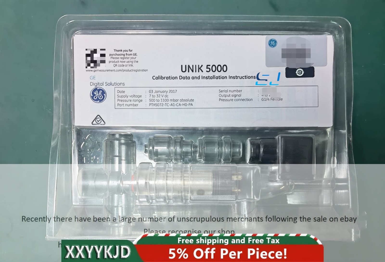 Brand new PTX5072-TC-A1-CA-H0-PA Pressure Sensor PTX5072-TC-A1-CA-H0-PA