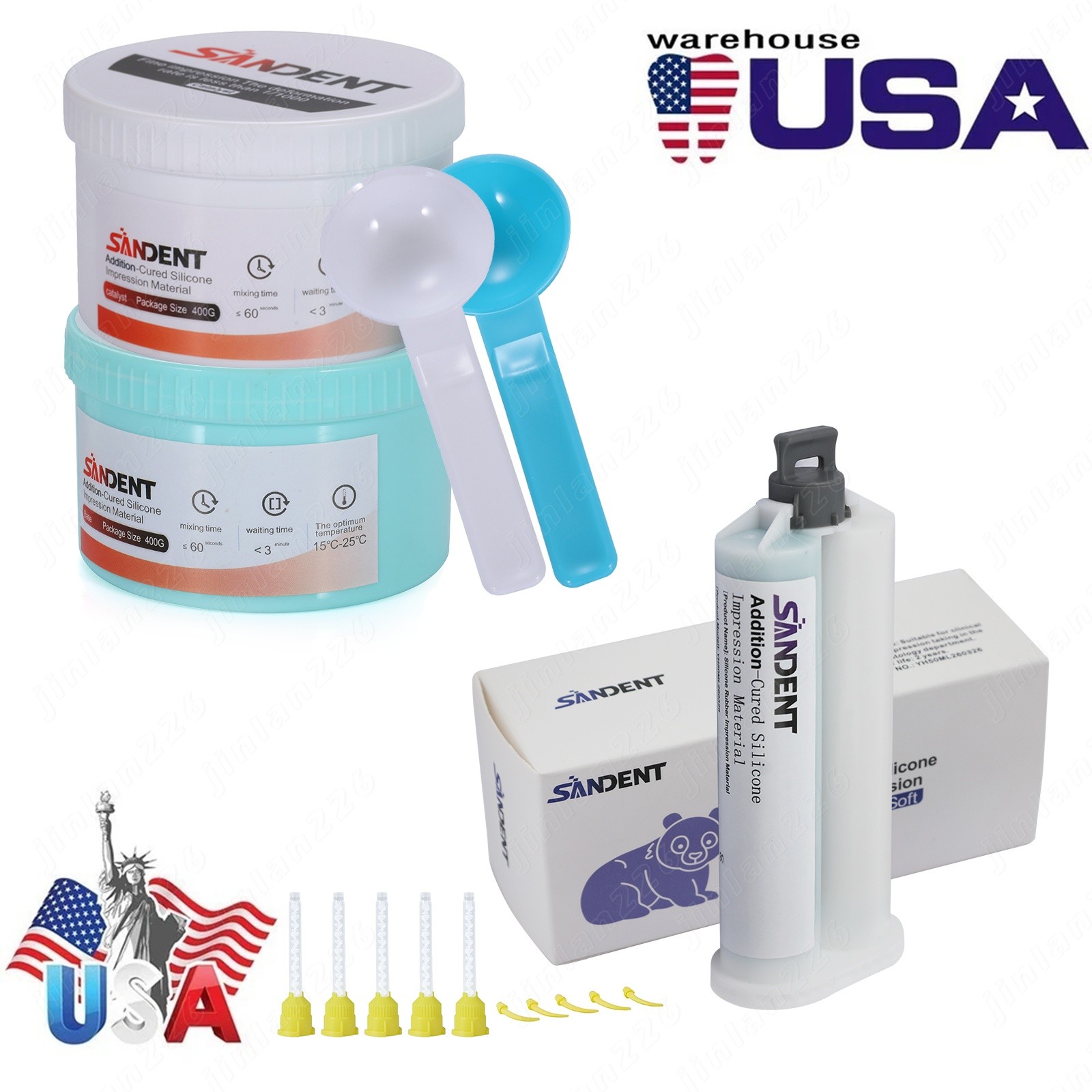 Dental Impression Material silicone Putty Normal Heavy Body Putty/Cartridge