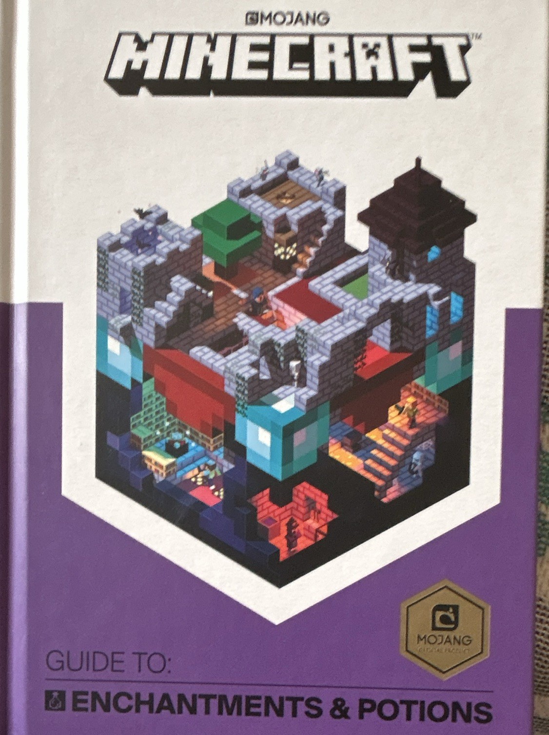 Mojang Minecraft Guide to Enchantments & Potions Hardcover Strategy Guide