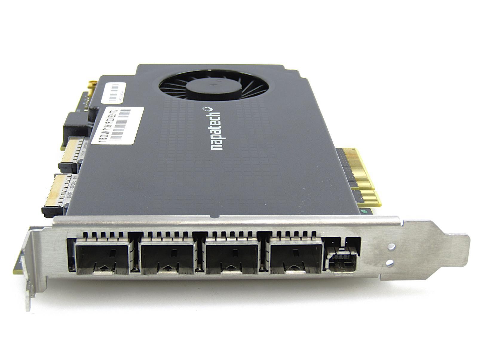 NapaTech NT40E3-4-PTP SmartNIC 4x SFP+ Packet Analyzer Card