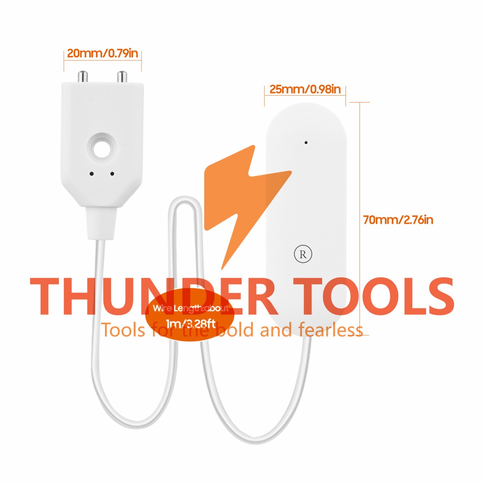 Thunder Tools Wifi Water Leakage Detector Smart Water Sensor APP Control