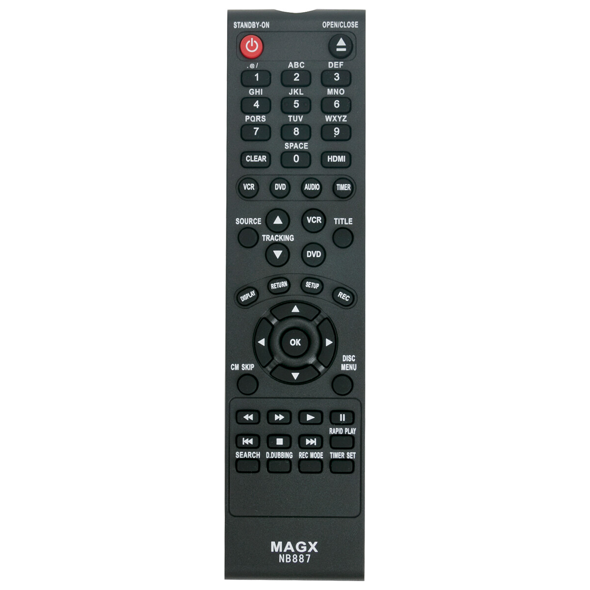 New NB887UD Replace Remote for Magnavox ZV427MG9A ZV427MG9 RZV427MG9A RZV427MG9