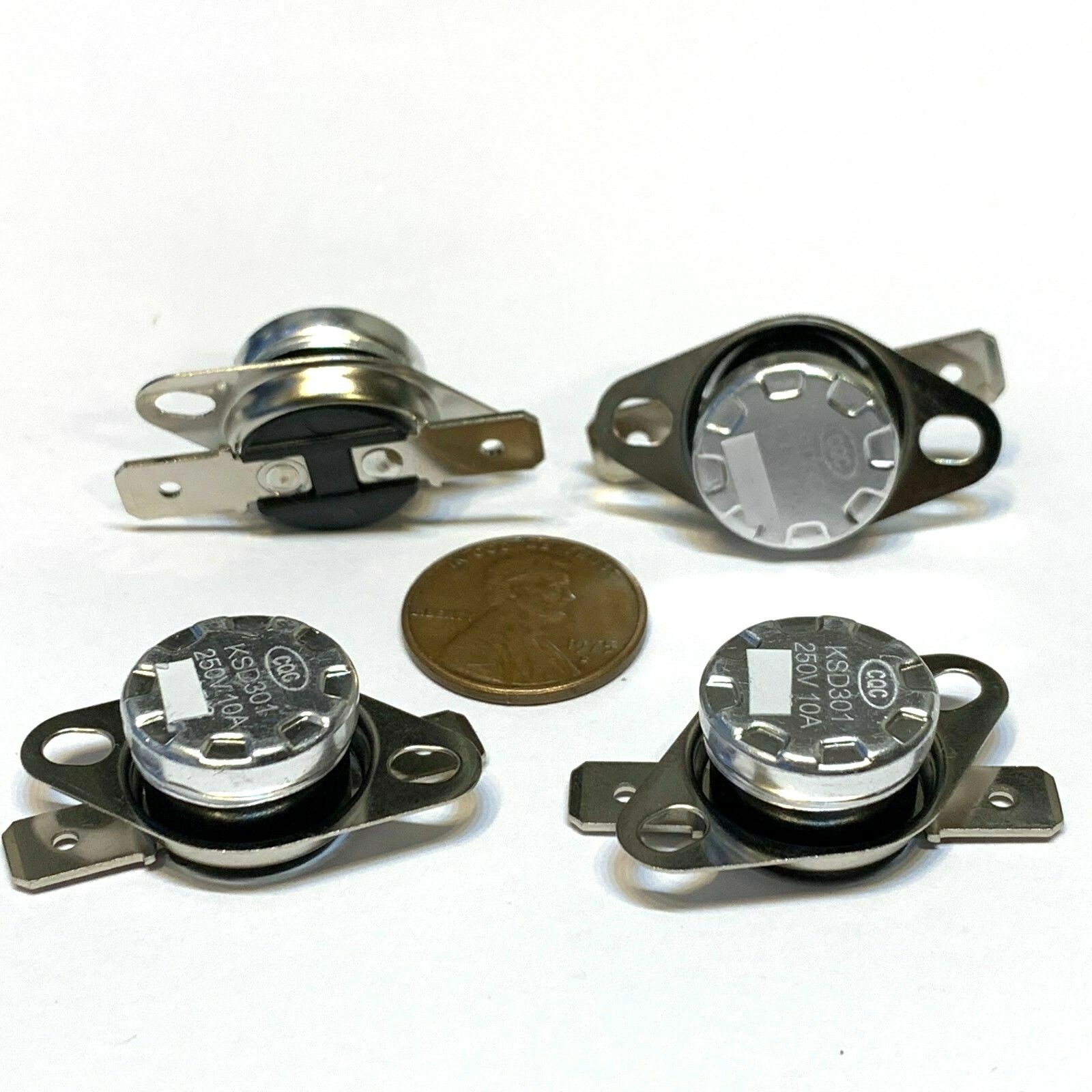 4 Pieces N/C 115ºC 239ºF normally closed Thermal NC Thermostat switch KSD301 A22