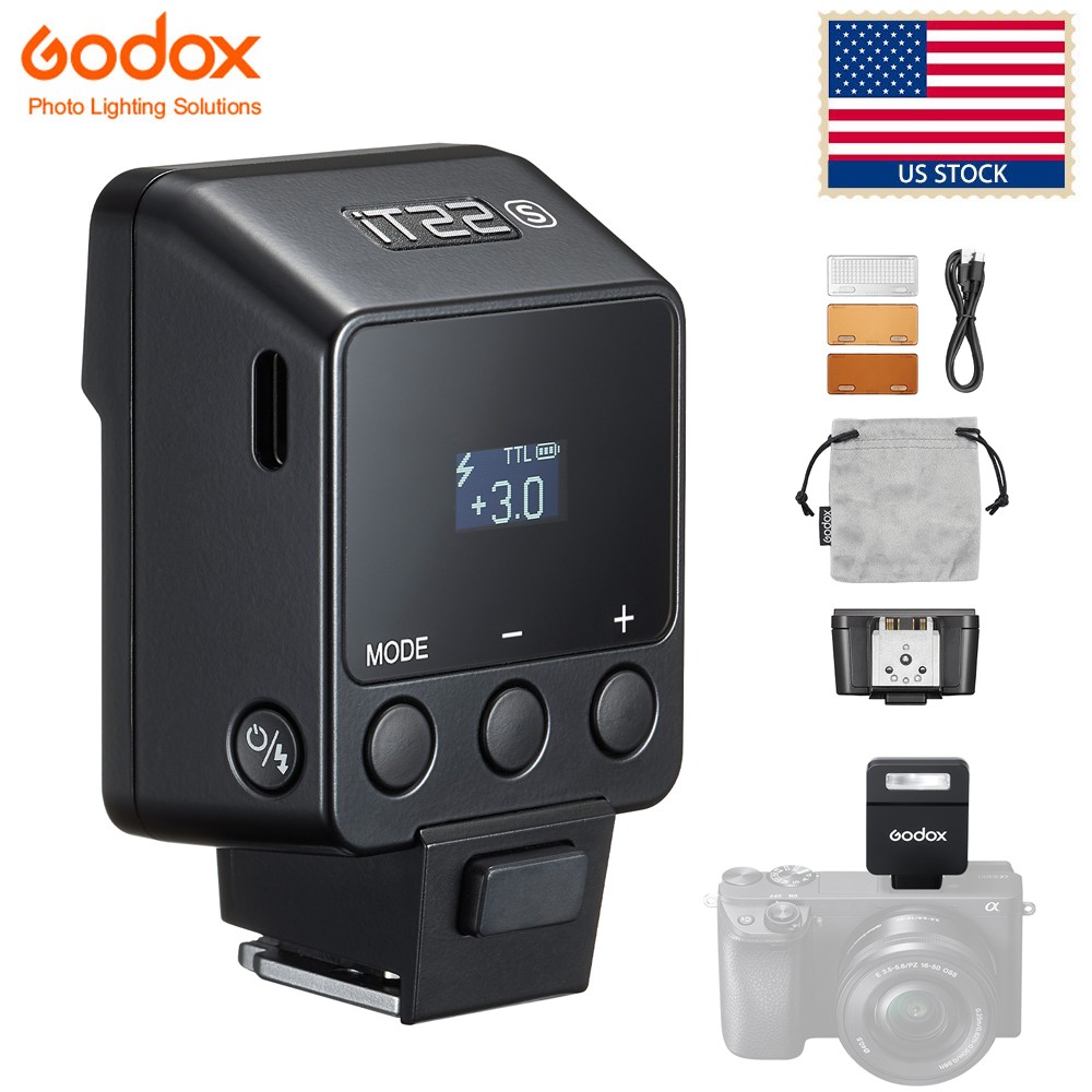 GODOX iT22 S Mini Flash for Sony Camera with Diffuser/Color Filters Accessories