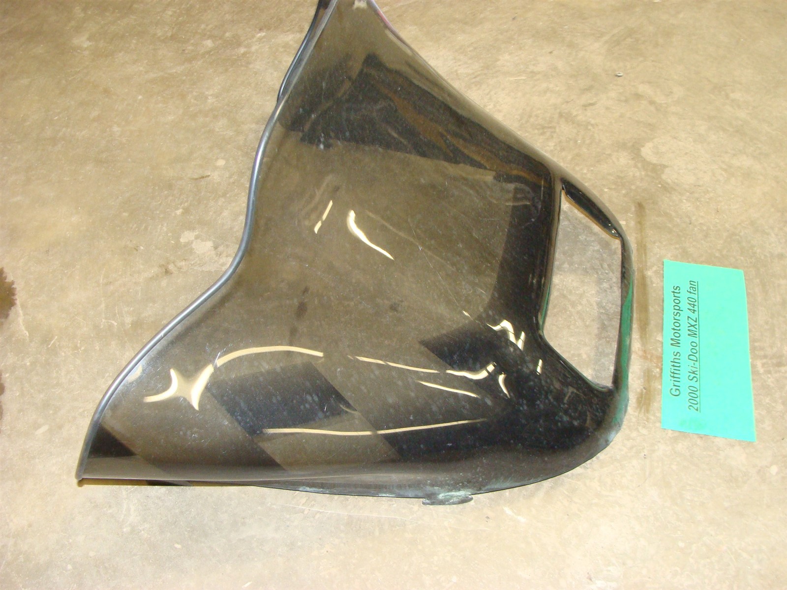 2000 SKI DOO SKIDOO MXZ 440F fan Cobra Windshield wind shield 10313010 READ