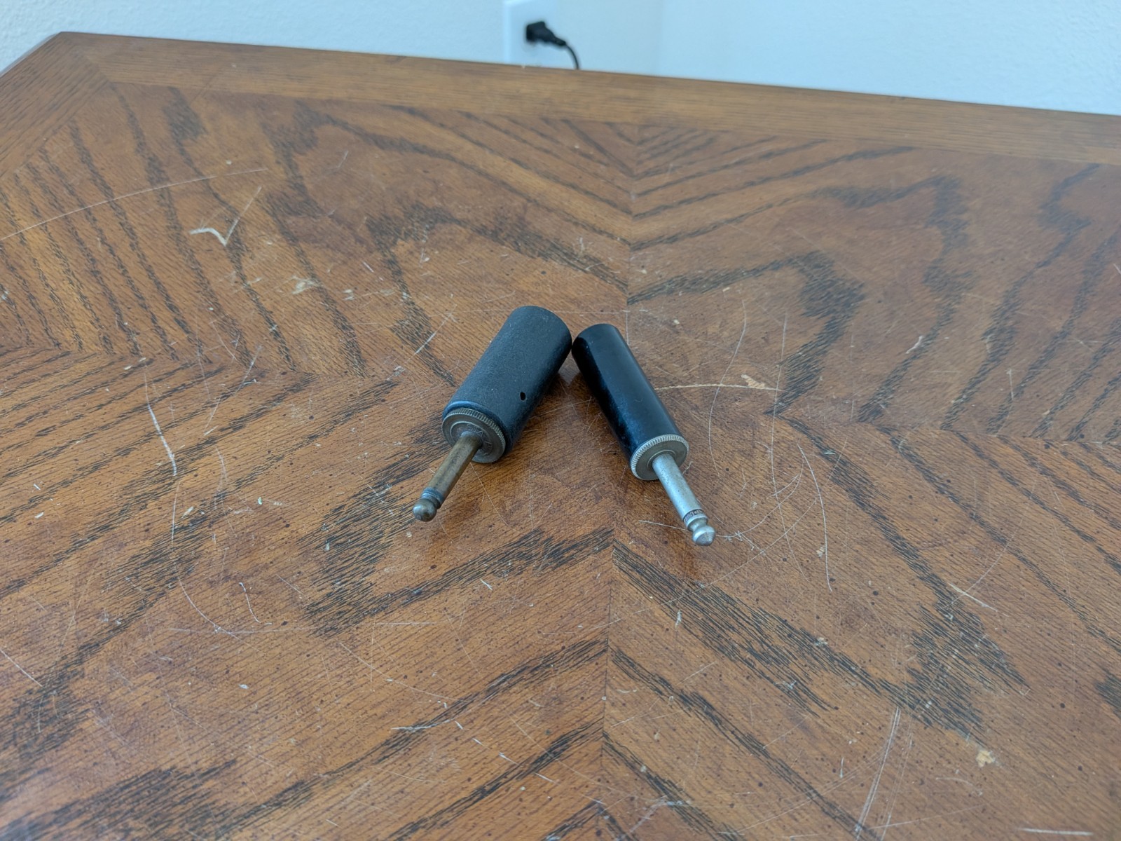 Pair Of Radio Headphones Adapter Plugs Sta-Put & Unmarked