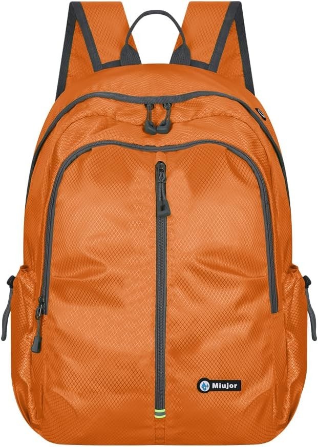 Lightweight Packable Foldable Backpack, Hiking backpack,Travel Backpack Orange
