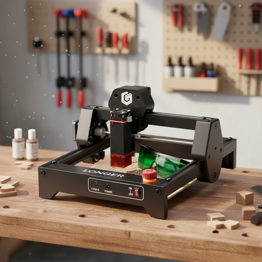 3500mW Portable Laser Engraver - High Precision Mini Cutter for DIY Projects
