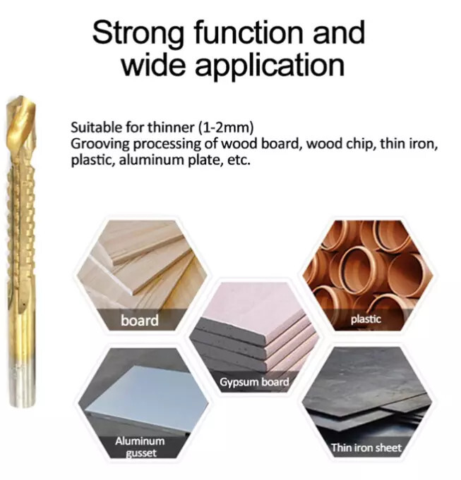 6Pcs Drill Bits Twist Drill Bit Set Power Tool Accessories