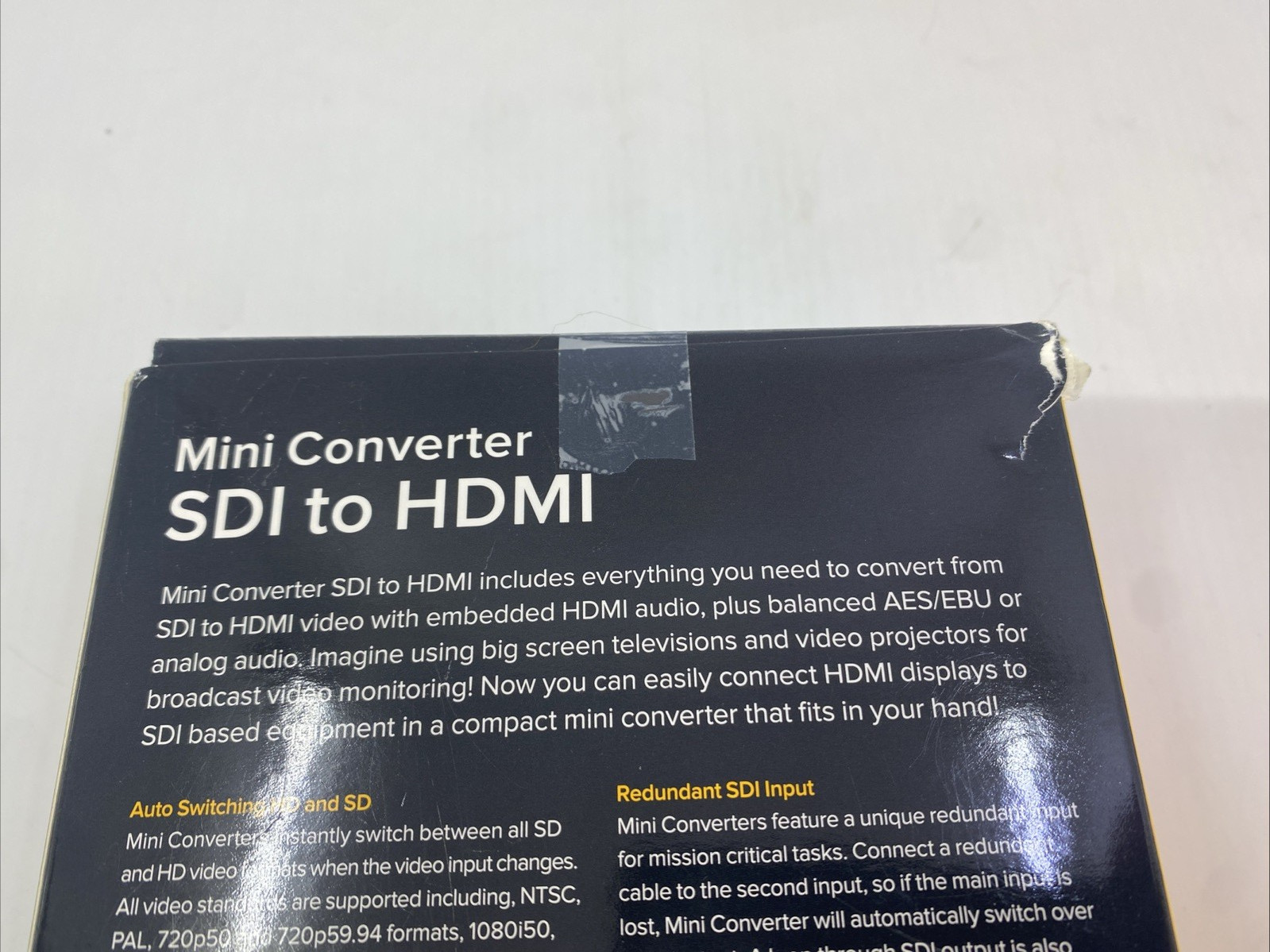 Blackmagic Design Mini Converter SDI to HDMI WITH Embedded Audio
