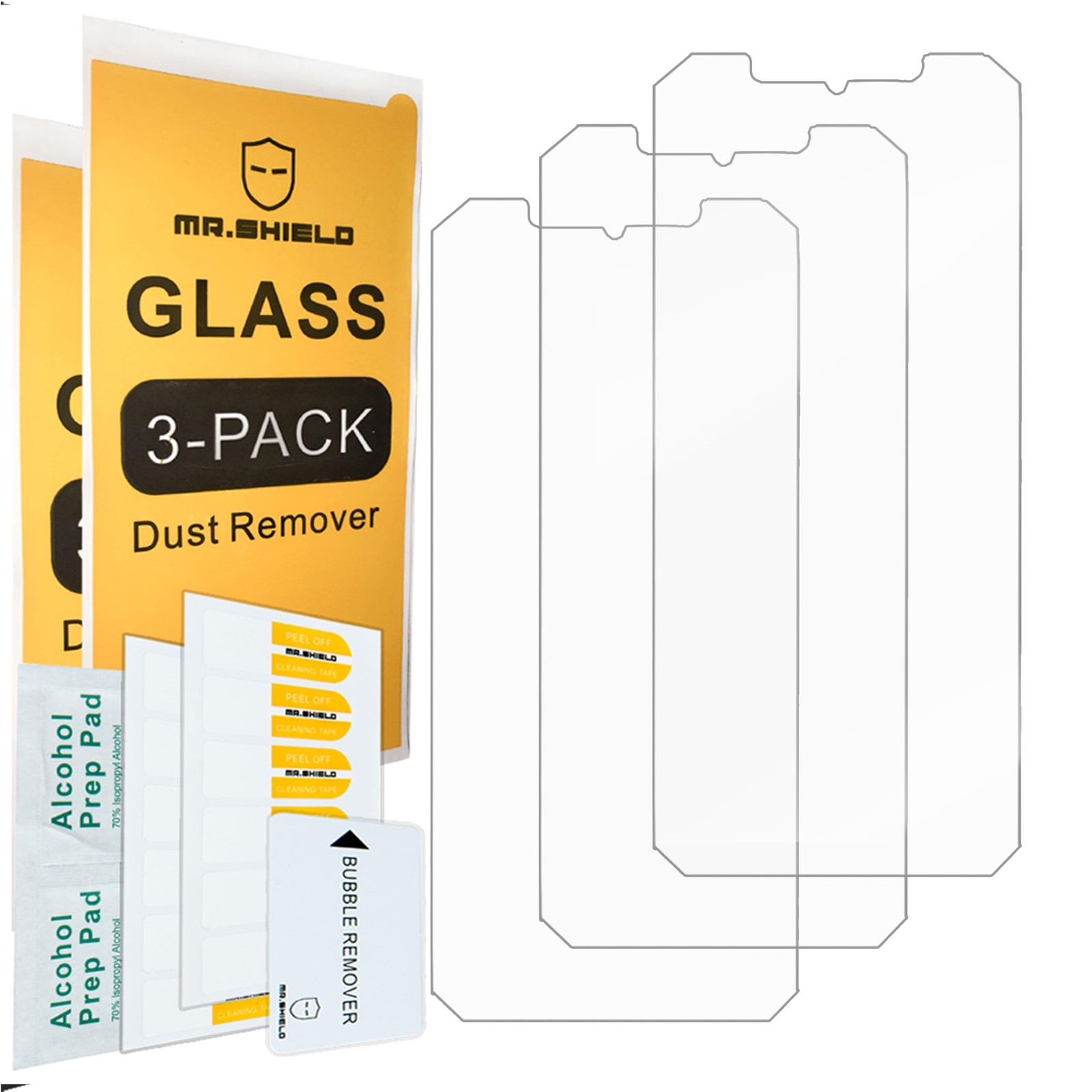 Mr.Shield Screen Protector compatible with FOSSIBOT F106 PRO [Tempered clear