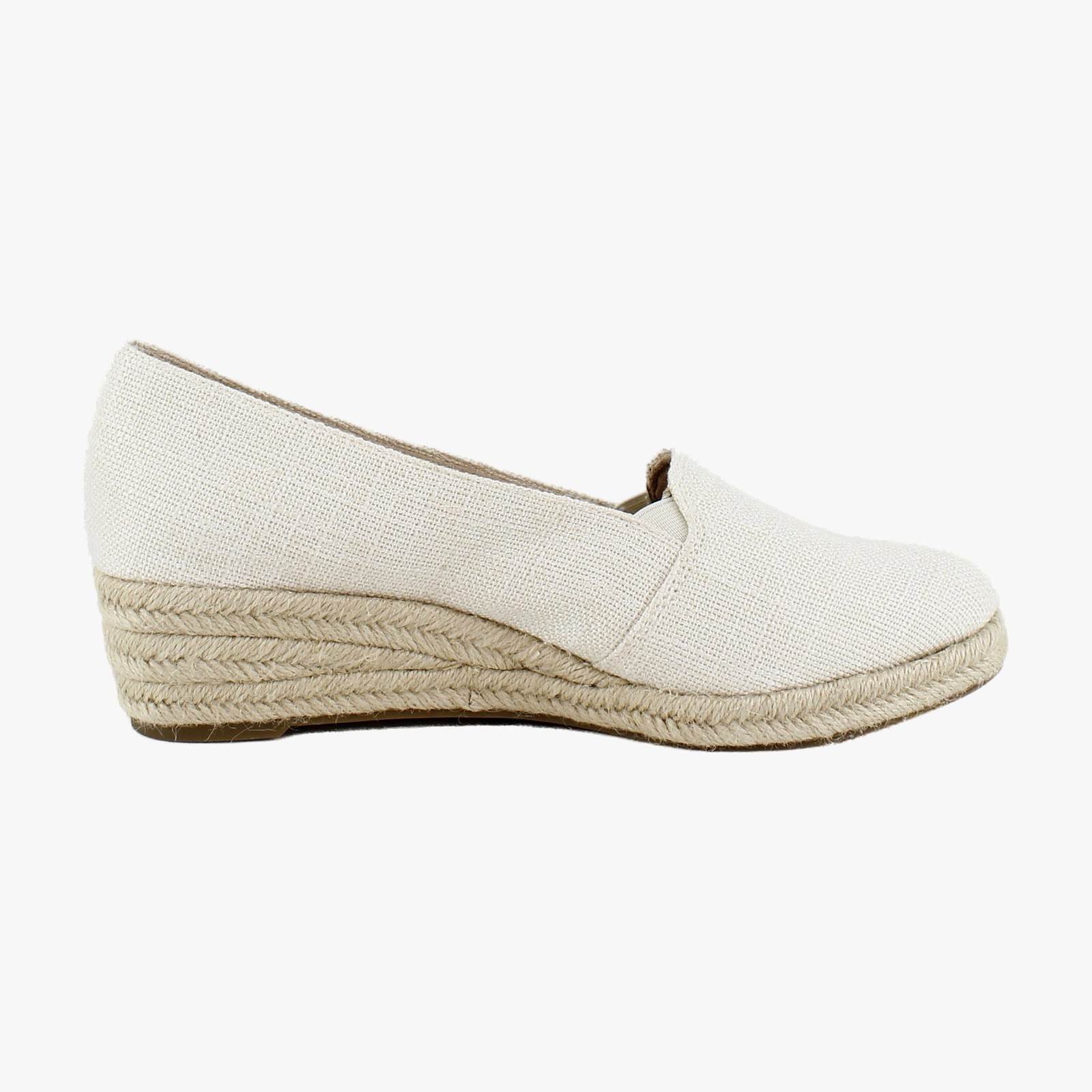 LifeStride Kamilla Womens Flats Cream Linen