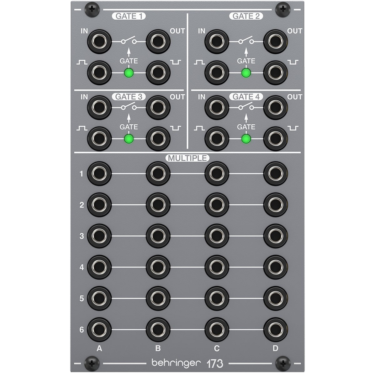 Behringer System 100 173 Quad Gate/Mult Module