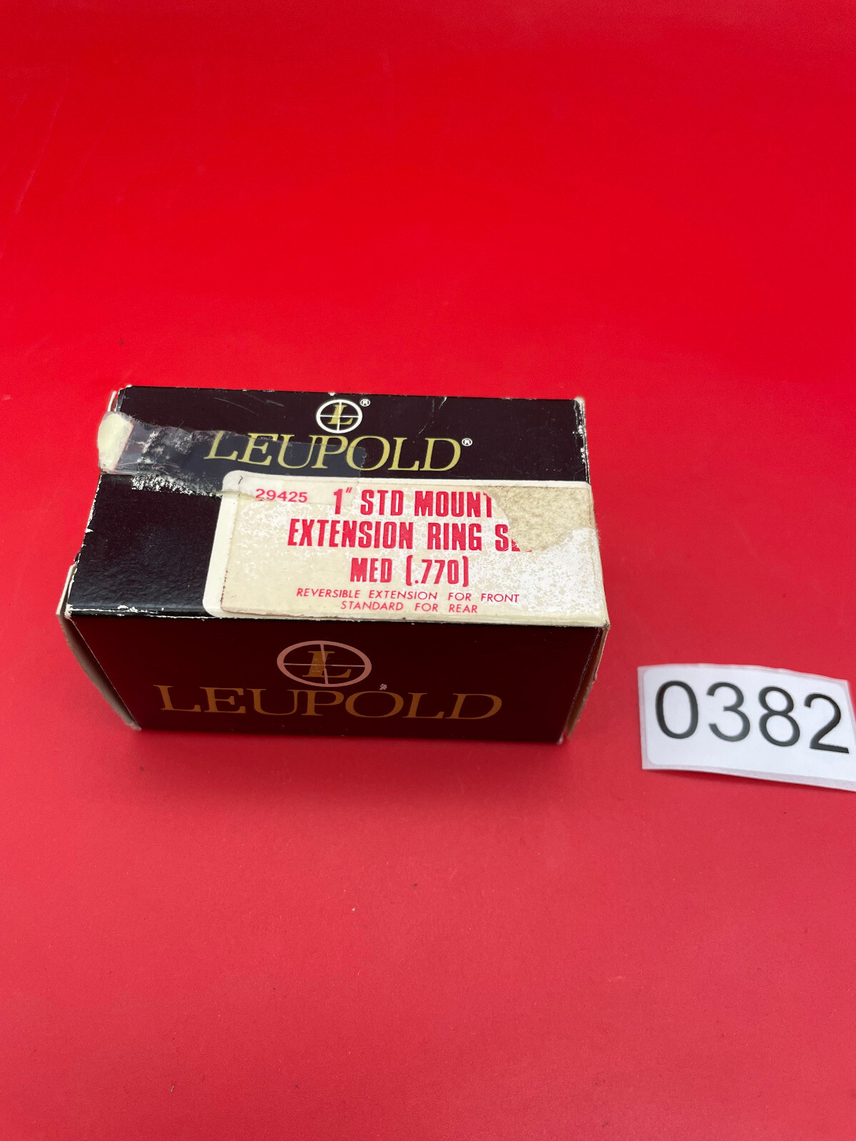 Leupold 1 Inch Rings Std Extended # 29425  (#0382)