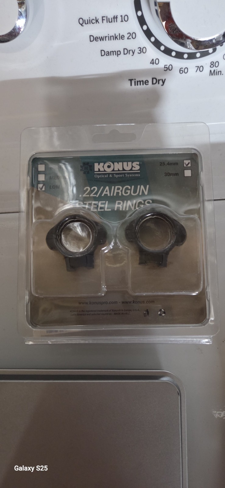 konus scope rings 1" low scope rings.