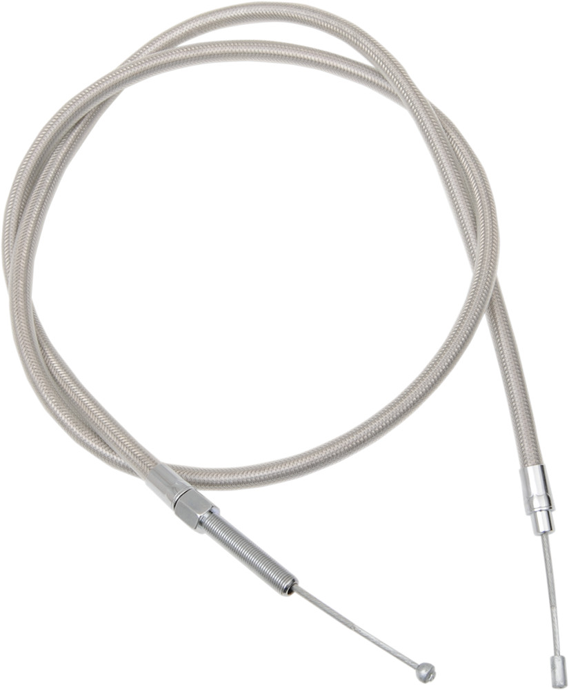 Drag 74 11/16 Braided Stainless Extend Clutch Cable Harley Softail Dyna Touring