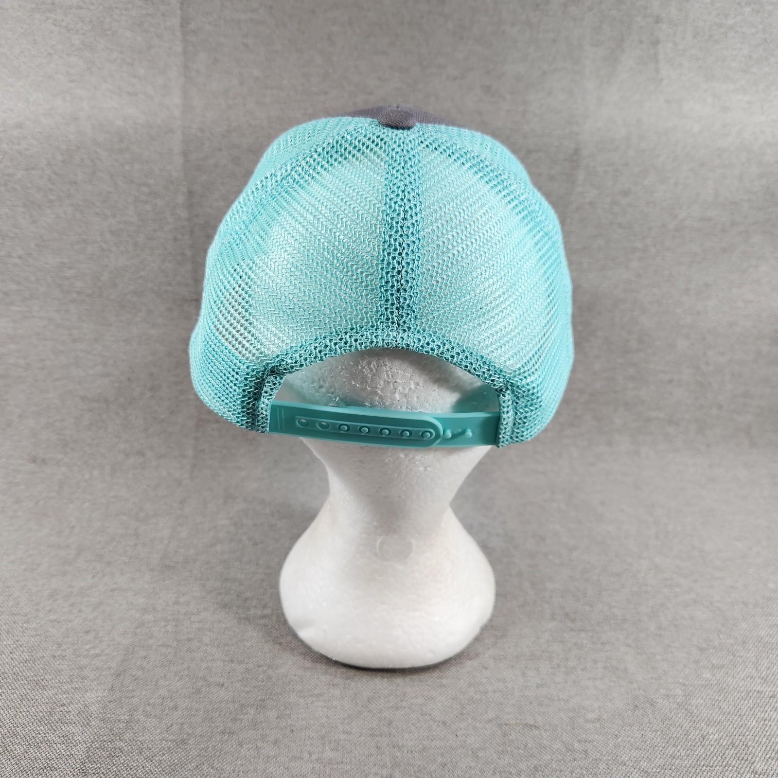 Masters American Needle Blue Logo Patch Mesh Trucker Snapback Cap Hat