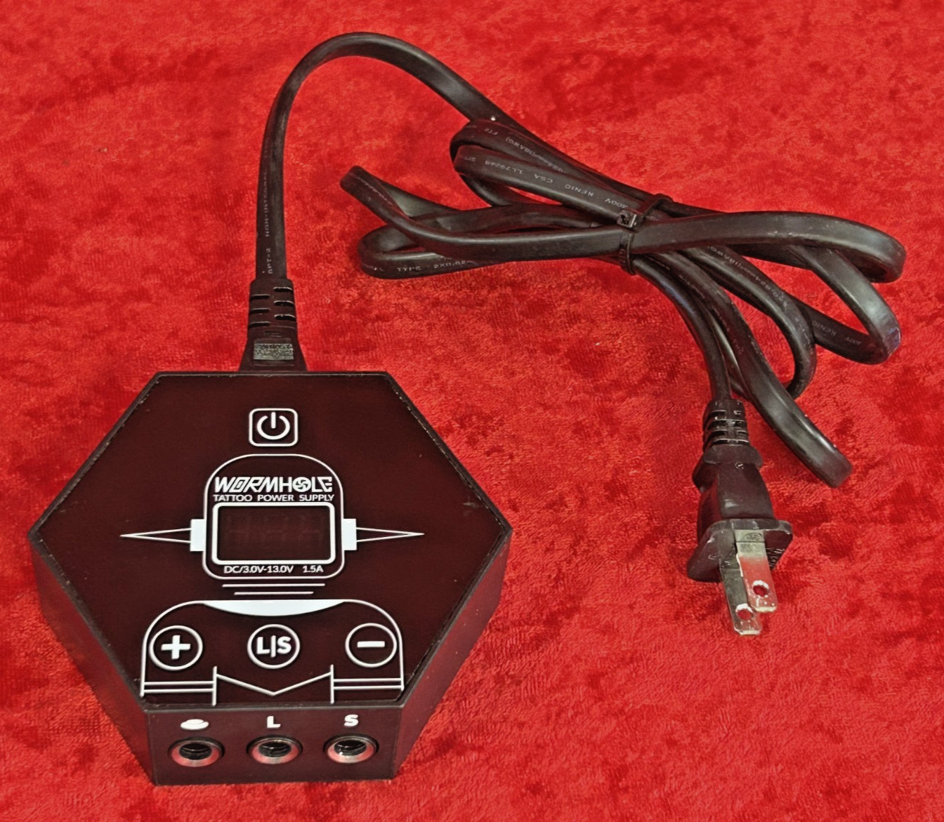 Wormhole Tattoo Power Supply and Cord B5