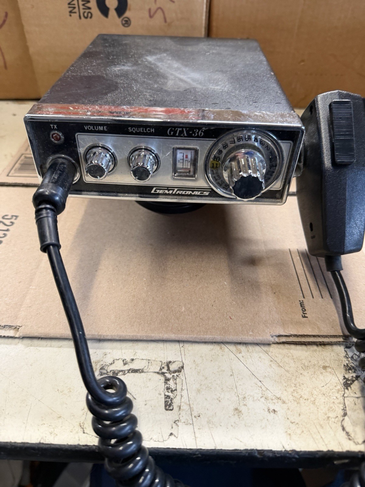 GEMTRONICS MODEL GTX-36 23 CH CB TRANSCEIVER