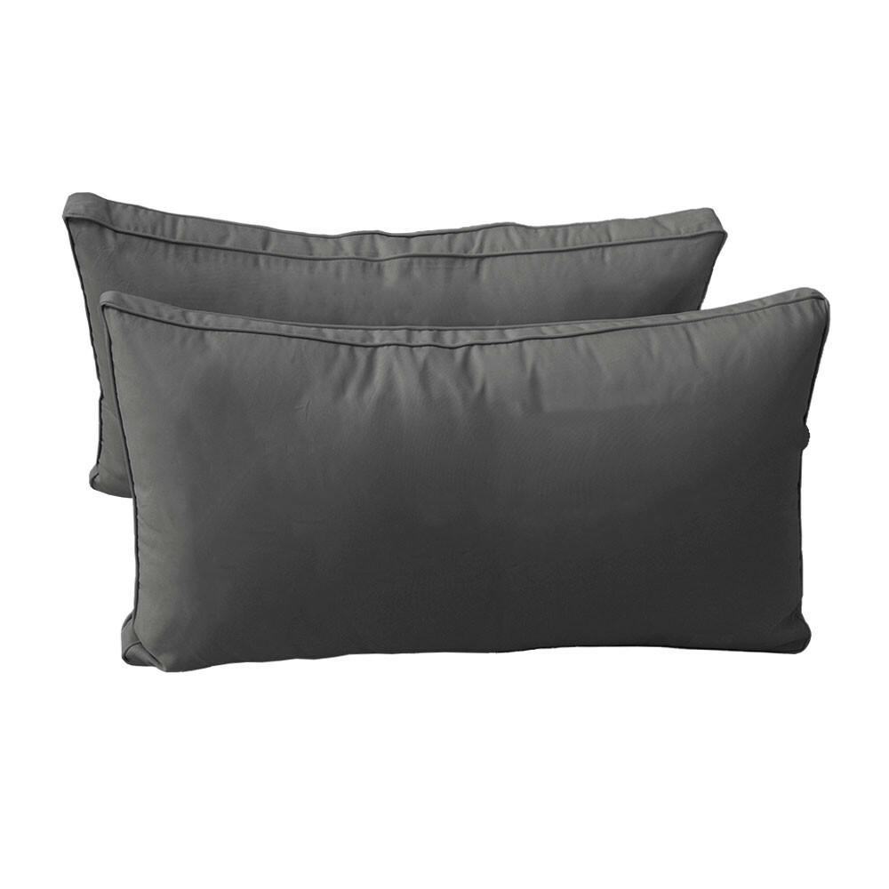 |COVER ONLY| Style 2 Crib Piped Trim Daybed Mattress Bolster Pillow Covers AD003