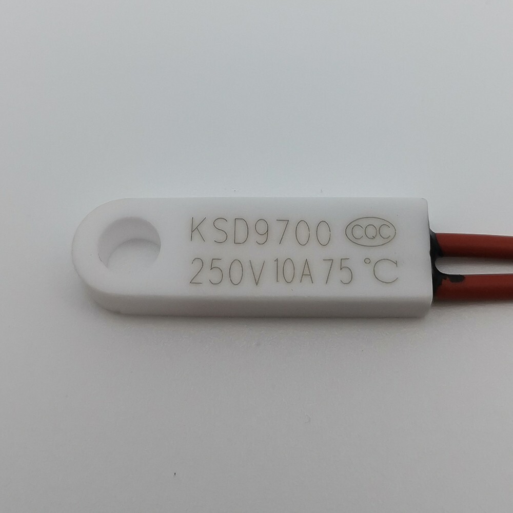 1pc 75°C / 167°F Degree Celsius N.C. 10A Ceramic Temperature Switch KSD9700 -O