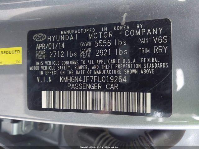 Passenger Right Air Bag Front Passenger Dash Fits 17-20 G80 5003556