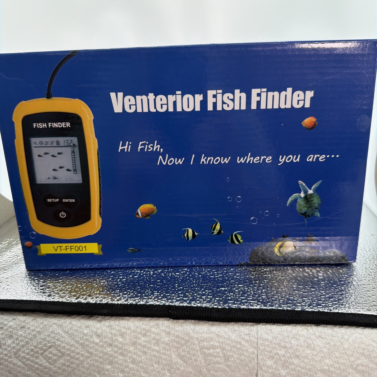 Brand NEW Venterior VT-FF001 Portable Fish Finder Feet and Meters Measurements