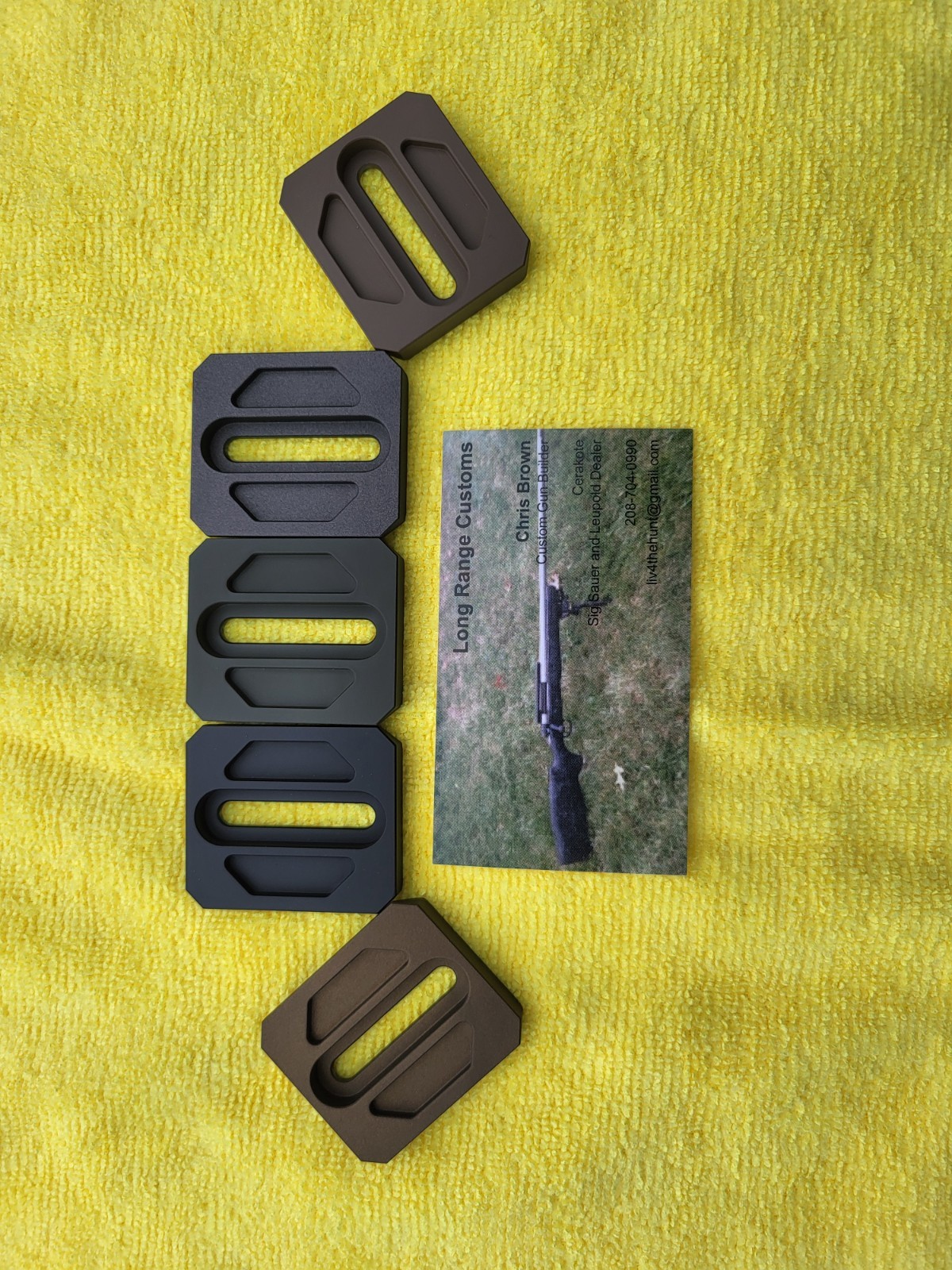 Small Arca rail, Made in USA, Aluminum