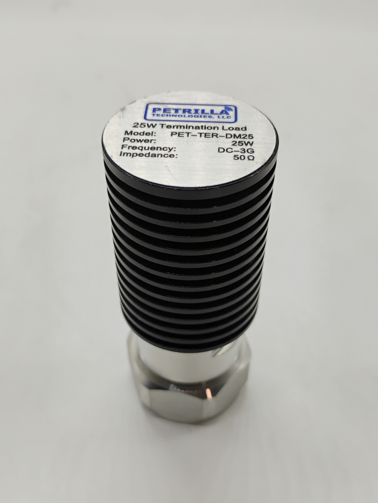 Petrilla Technologies 25 Watt Termination Load Model# PET-TER-DM25 DC-3G 50 OHM