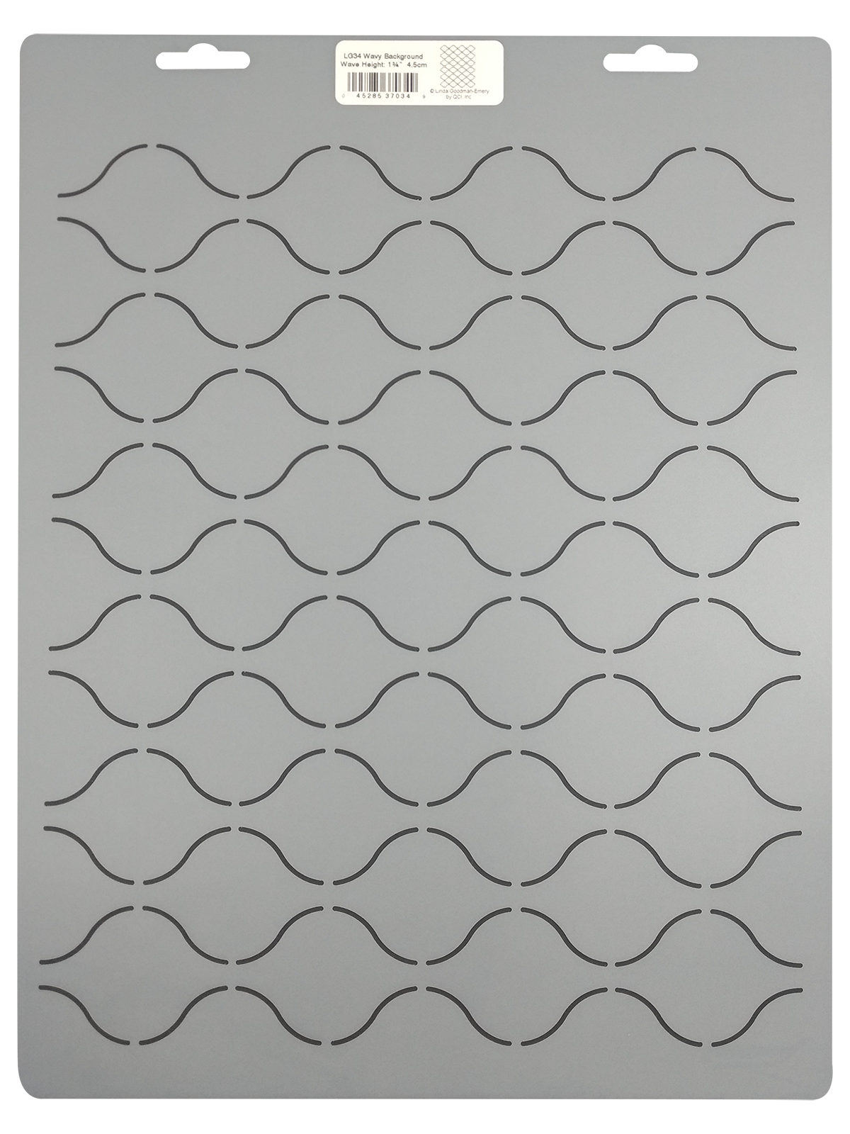 2 Quilting Stencils Wave Border Stencil Wavy Grid Quilt Pattern Stipple Template