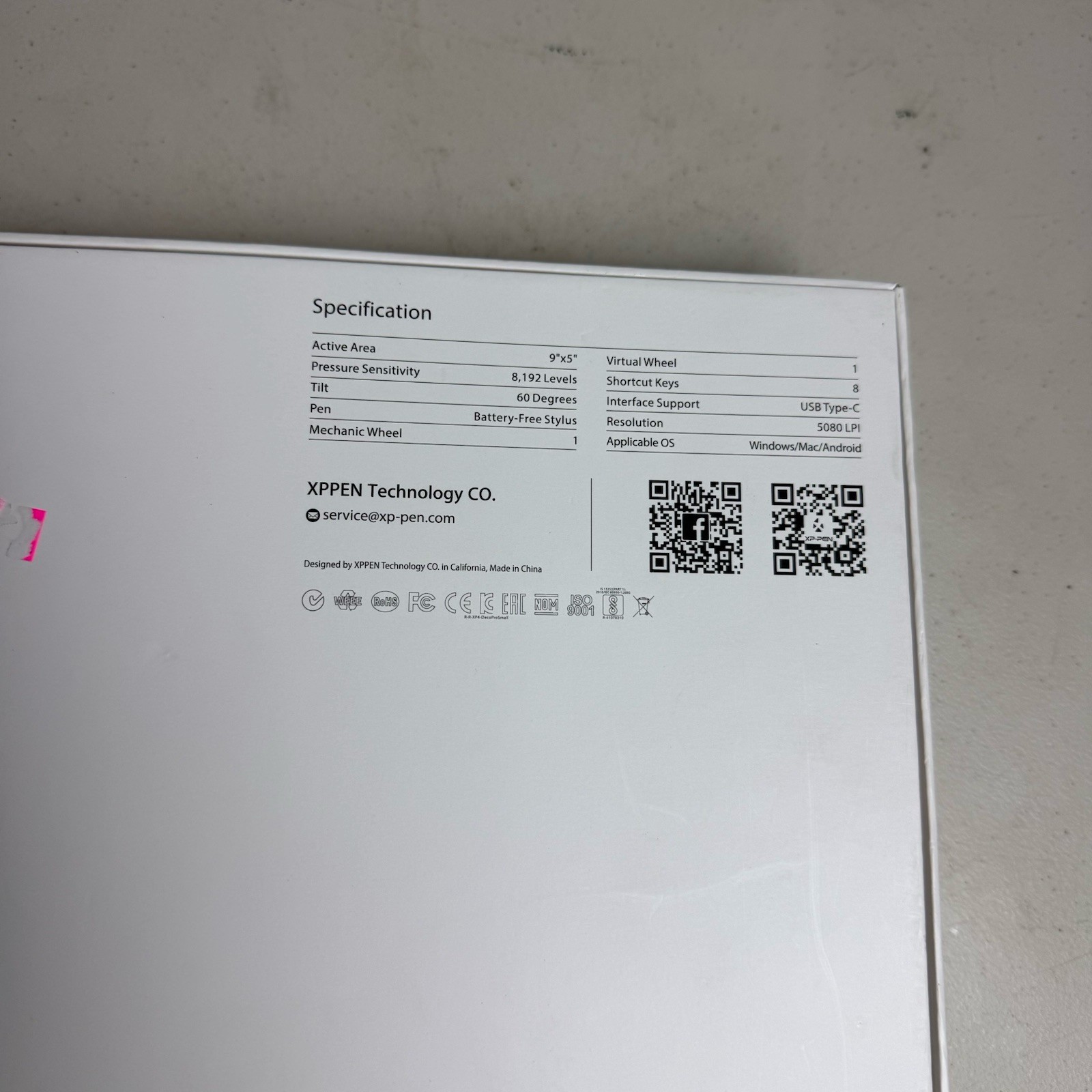 XP-Pen Deco Pro Small Digital Graphic Drawing Tablet