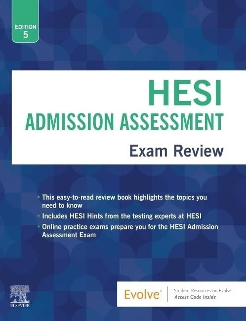 Admission Assessment Exam Review by HESI (2021, Trade Paperback)