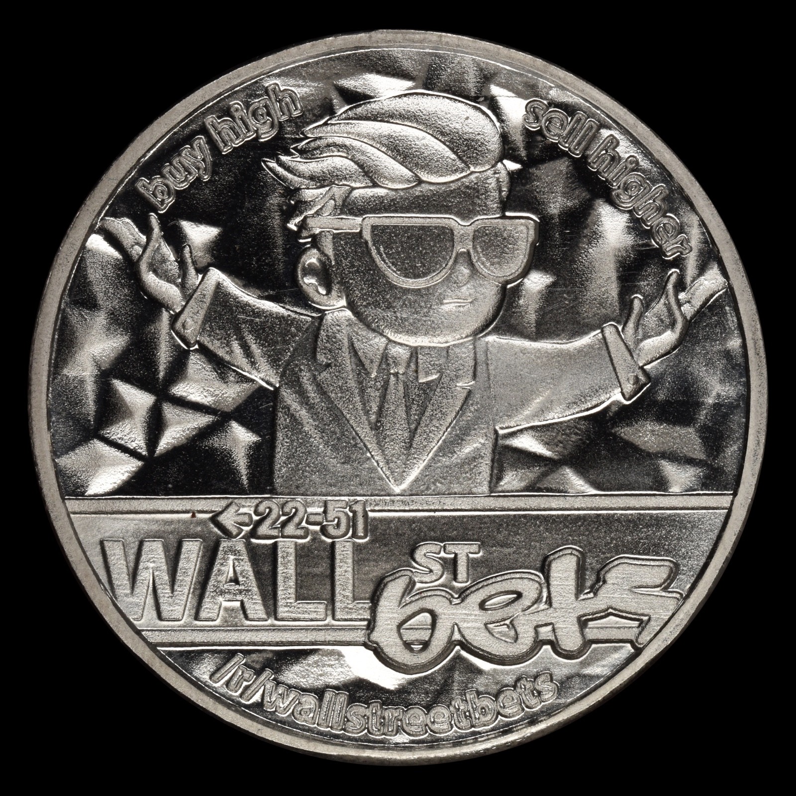 2021 Blockchain Mint 1oz Silver Round