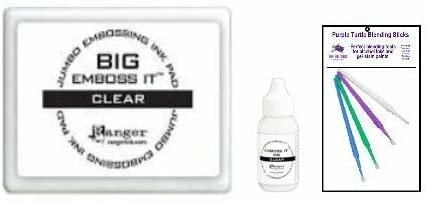 Ranger Jumbo Embossing Bundle - Big Emboss It Clear Jumbo Pad and Clear...