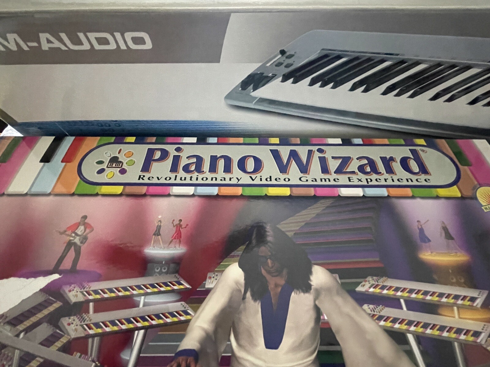 Piano Wizard Revolutionary Video Game Experience M-Audio Keystation 49e
