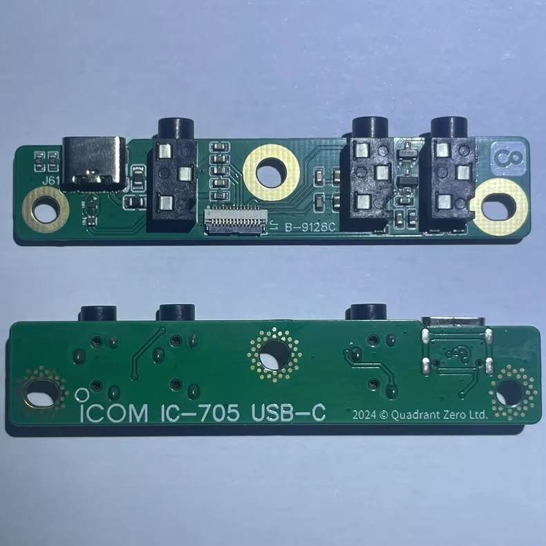 1Pcs DIY ICOM IC-705 USB Type-C Socket PCB Upgrade