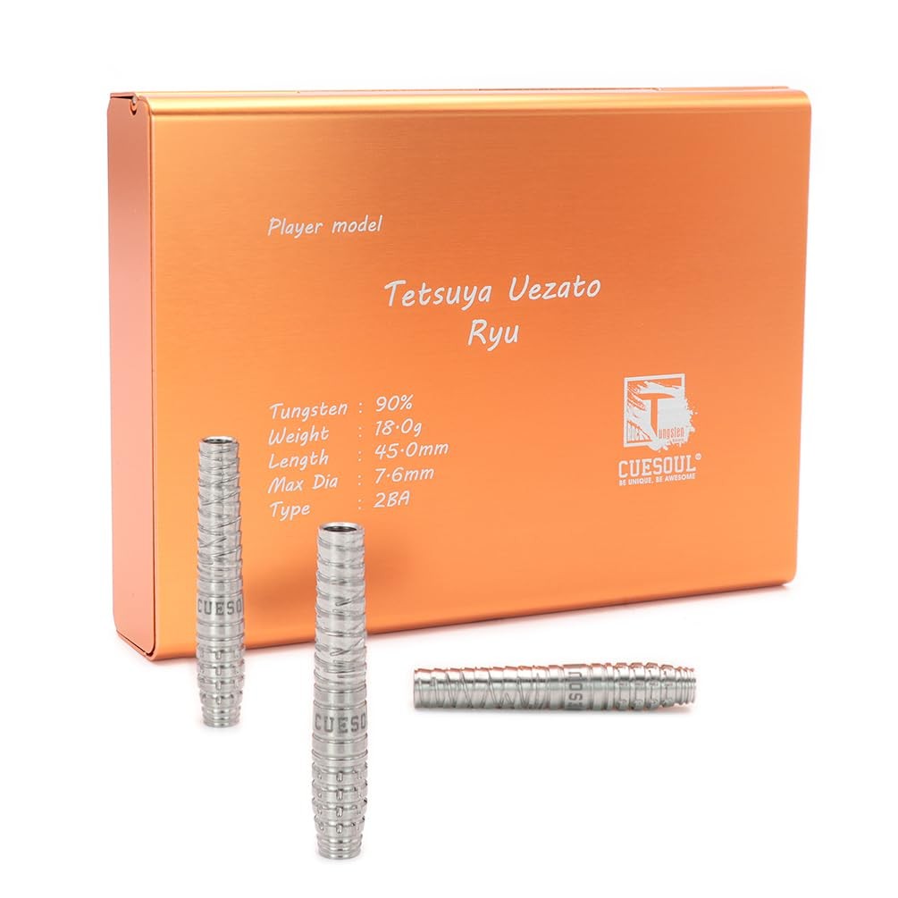 CUESOUL Toriya Kamisato Model Ryu Ryu Soft Tip 90 % Tungsten 3 pcs (CSDP-BS067)