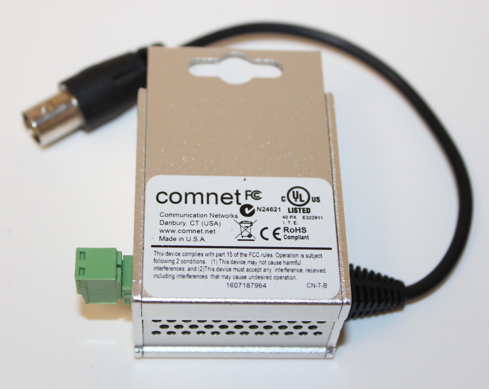Comnet CLRFE1EOCP/M Mini Ethernet-Over-Coax or UTP Extender Remote Unit