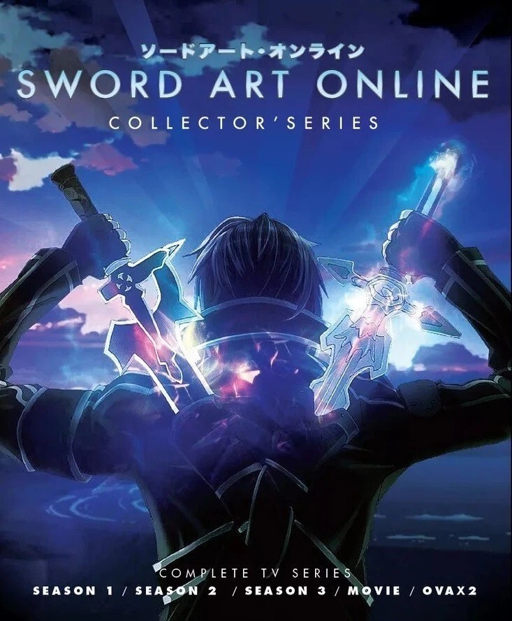 Sword Art Online Season 1-3 Complete Series Anime DVD [English Dub] [Free Gift]