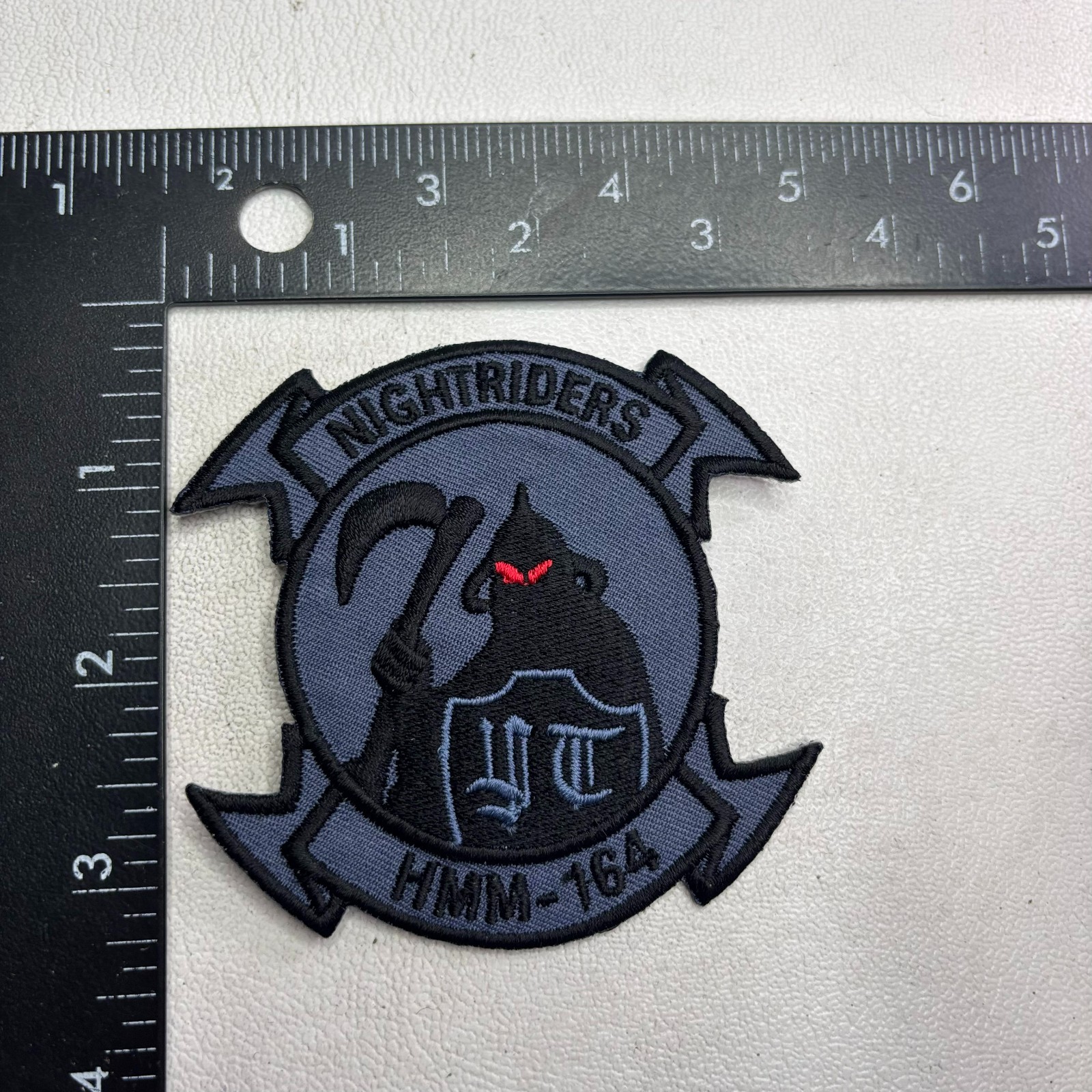 Military USMC US Marine Corps HMM-164 Nightriders Patch 62X9