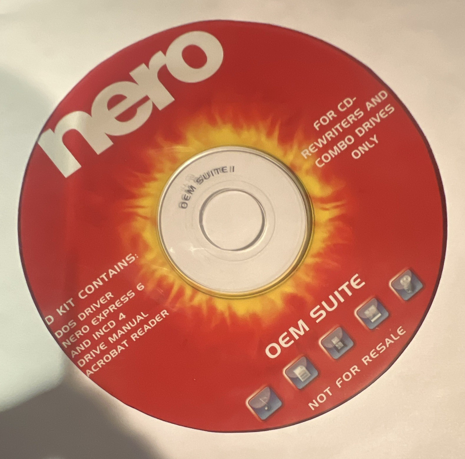 Nero 6 OEM Suite II CD Multimedia Tools for Microsoft DOS English Nero Express 6