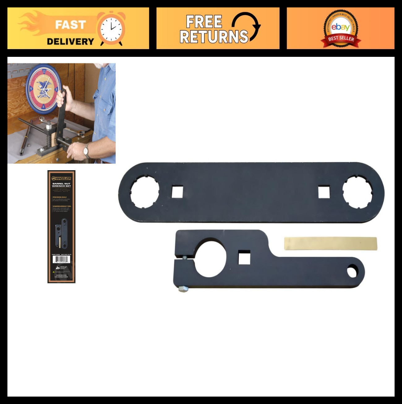 Savage Barrel Wrench Dual Ends for Easy Removal, Installation & Maintenance Tool