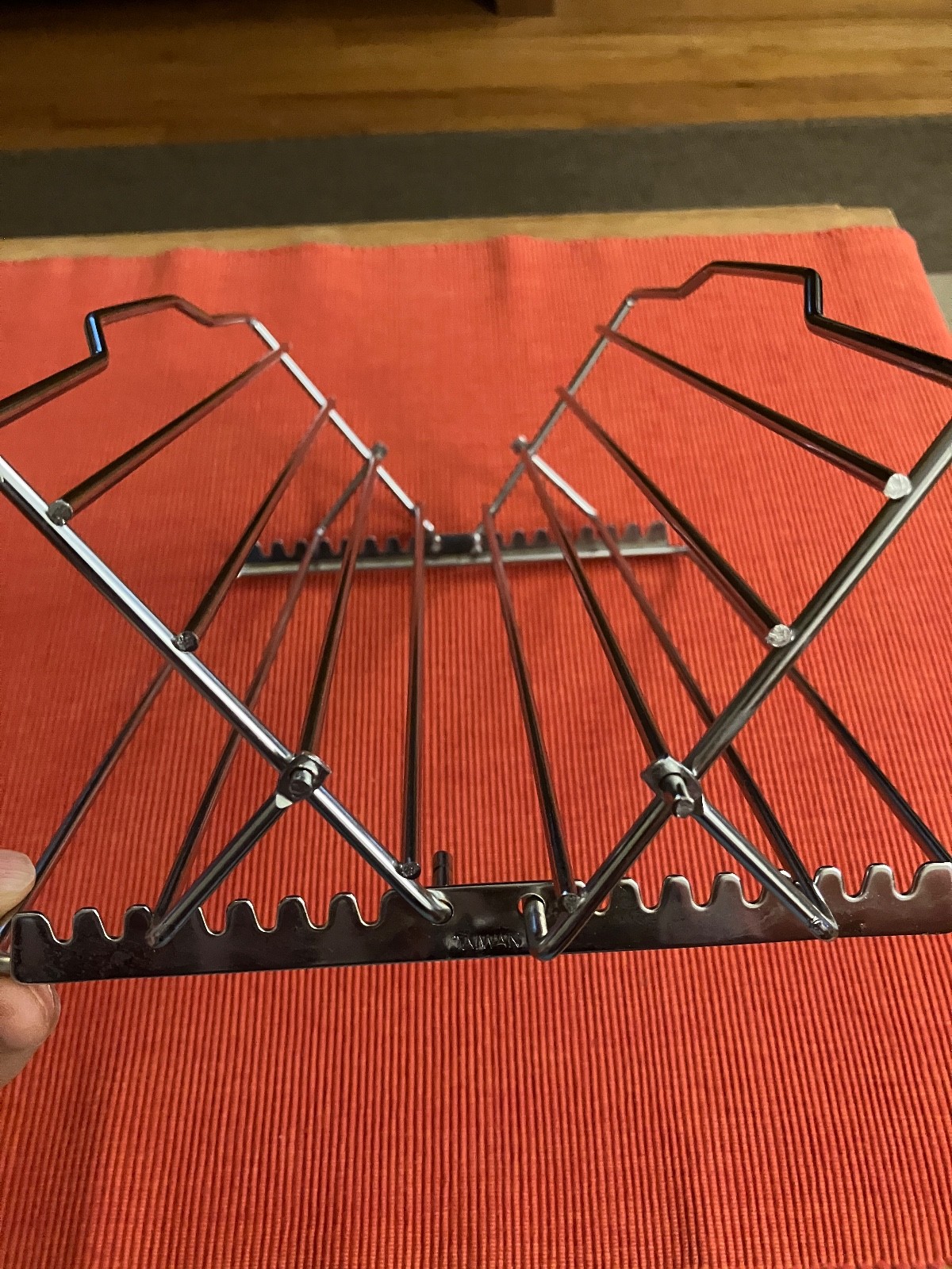 Roasting Adjustable Baking Rack, Chrome-Plated Steel, 10 3/4" x 9 1/2"