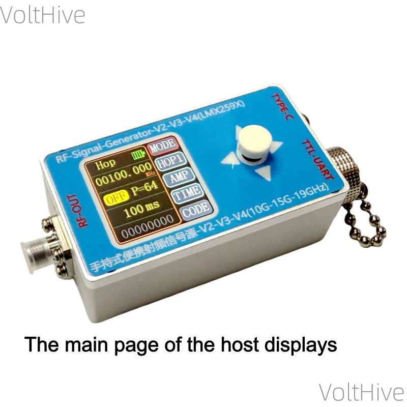 20M -9.8GH RF Signal Source Generator Main Unit+TYPE-C Cable+Communication Cable