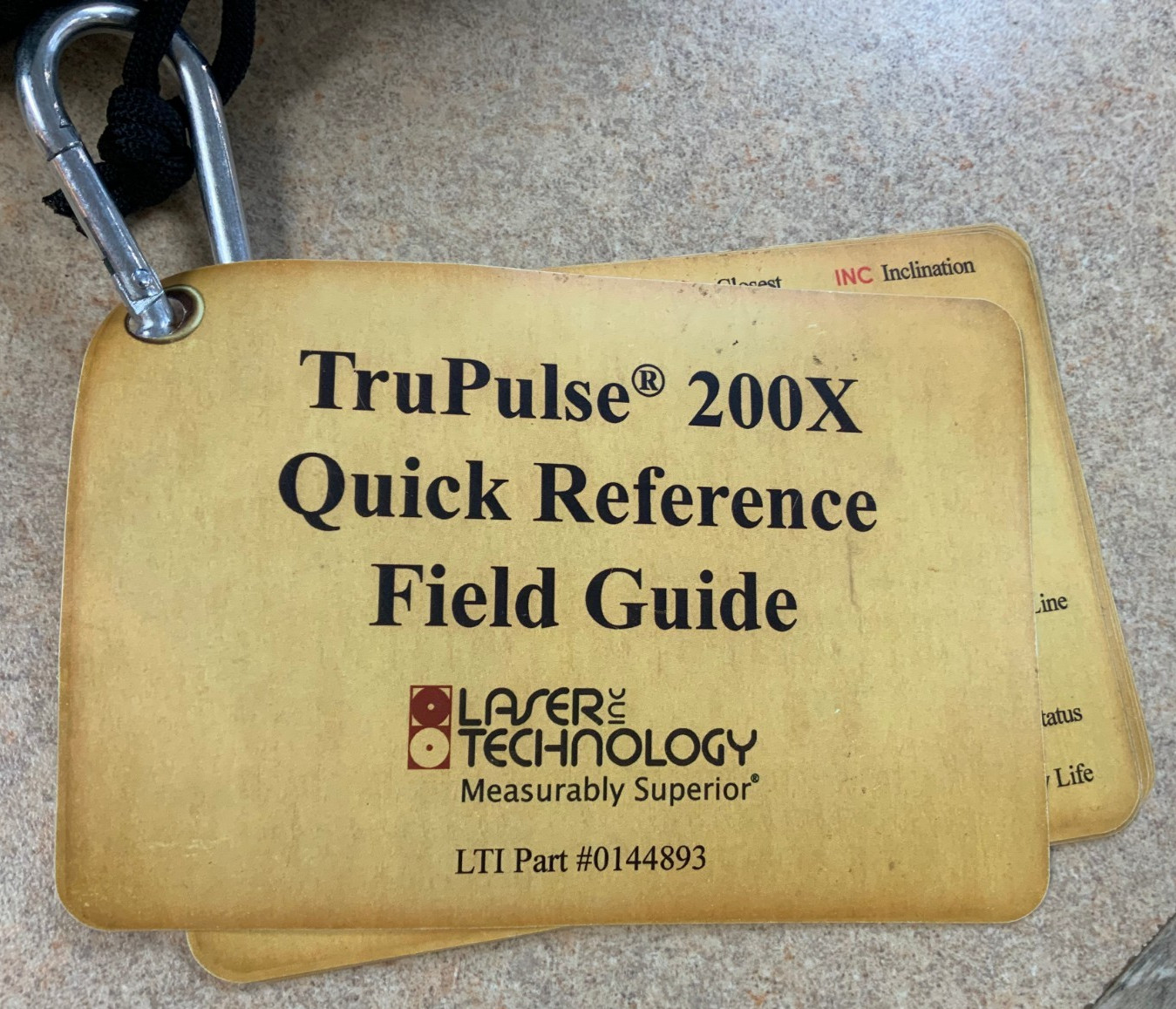 TruPulse 200x Laser Rangefinder Hypsometer LTI Surveying Forestry Height Tool